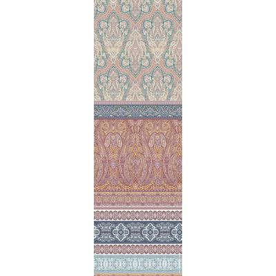 Plaid FLEURESSE "Plaid", bunt (beere, blau), B:180cm L:270cm, Baumwolle, Wohndecken, Mako Satin, in Gr. 180x270 cm, Plaid