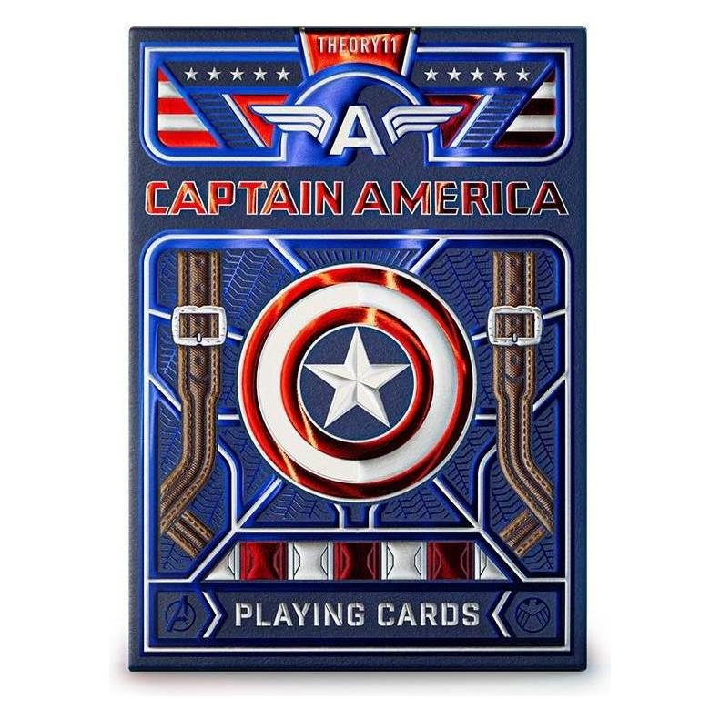 Theory11 Captain America Spielkarten Patriotic Design (Englisch) (T11-CAP-AMERICA-DECK)