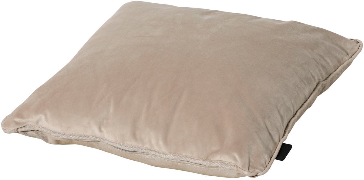 Madison Sierkussen Velvet Sand Panama Linnen - Beige - 60x60 cm