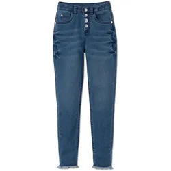 Tchibo - High Waist Jeans - Mädchen - Gr. 158/164 - dunkelblau