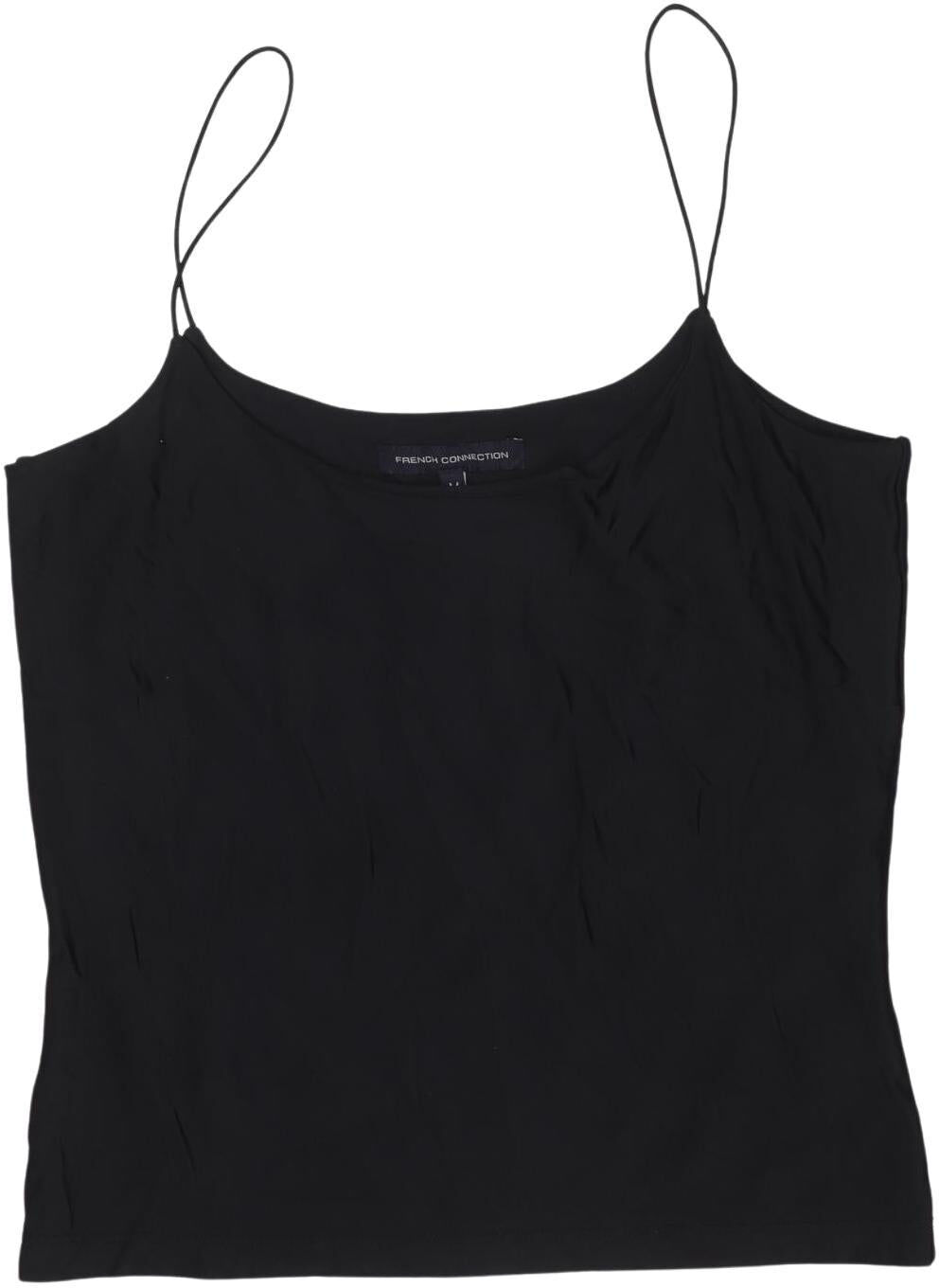 French Connection Damen Top, Schwarz, Gr. M, Synthetik - Second Hand