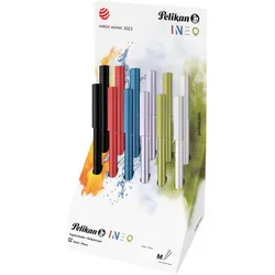Pelikan, Schreibstifte, Kugelschreiber Ineo Ele. K6D/12, 6 Far. Keildisplay (12x)