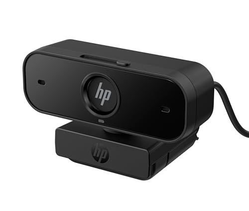 HP 430 Full HD Webcam met autofocus en ruisonderdrukking, zwart