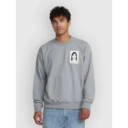 RVCA Sleepy Girl Pocket Crew Sweater charcoal heather Gr. L