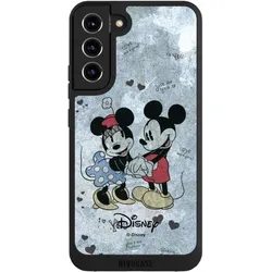 Nivocase Handyhülle für Samsung Galaxy S22+ Hülle NIVOpure Case Schwarz Disney Vintage (Samsung Galaxy S22+), Smartphone Hülle, Schwarz