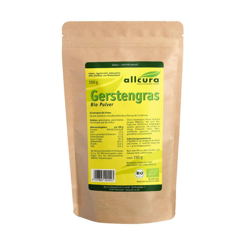 Gerstengraspulver KBA Bio 150 g Pulver