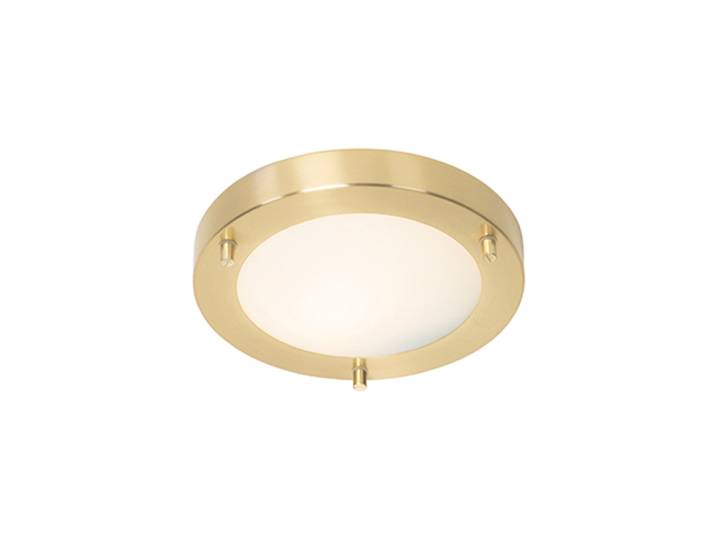 Plafonnier moderne doré 18 cm IP44 - Yuma