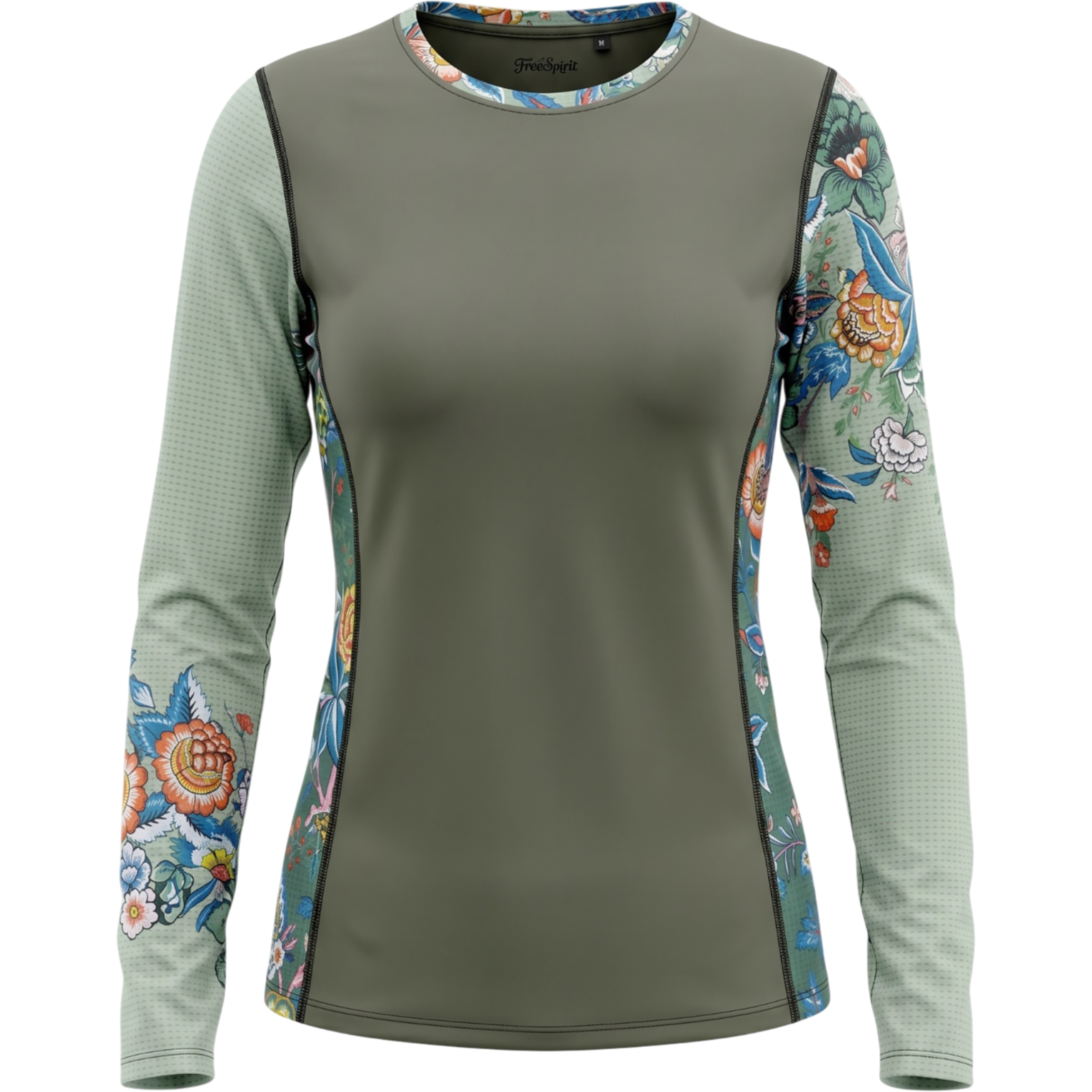 FreiSein Schöne Aussicht Damen Longsleeves weiss Größe S Lifestyle Schnell trocknend