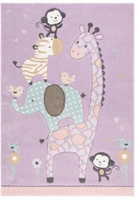SAFAVIEH Carousel Kids Brandusa Animal Rug
