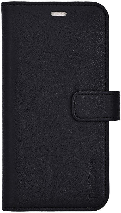 iPhone Air RadiCover Anti Stråling Kunstlæder Flip Cover m. Pung - Sort