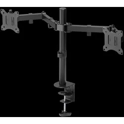 goobay Monitor-Halterung Dual Flex schwarz