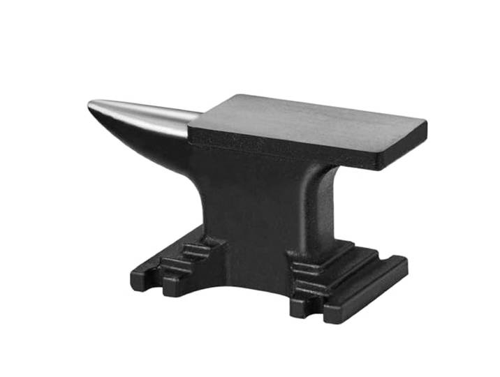 VEVOR Enclume de Forgeron 4 kg à Une Bigorne Enclume en Acier Moulé Robuste Table de Travail 132x68 mm Dureté 50HRC Compacte pour Traitement des Métaux Fabrication des Artisanats Bijoutier Atelier