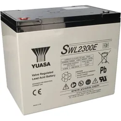 Yuasa SWL2300E High-Rate Longlife AGM-Bleiakku 12V 80Ah – M6-Innengewinde