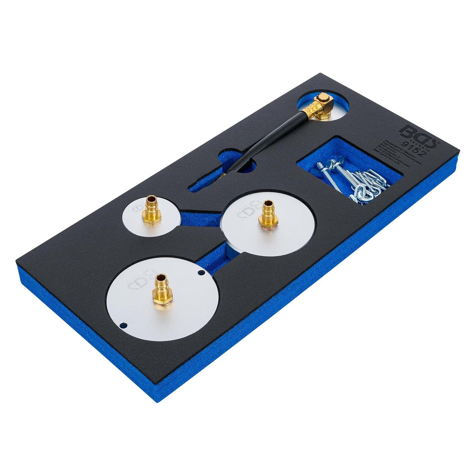 BGS Werkstattwageneinlage 1/3: Adapter-Satz für Druckluft-Bremsenentlüfter 4-tlg. (9152)