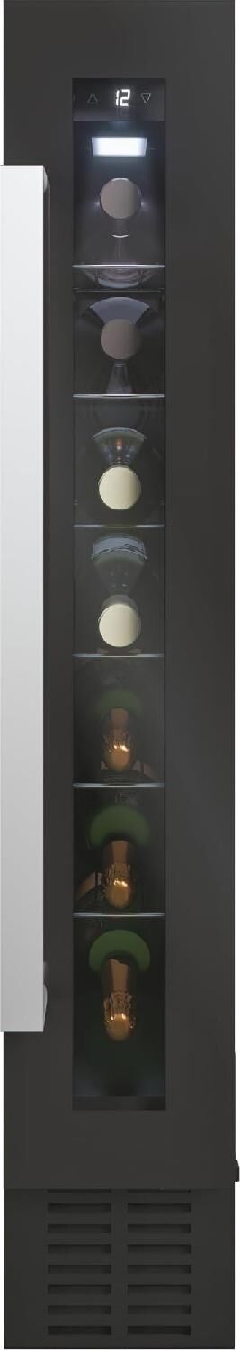 Candy Ccvb 15/1 Cantinetta Vino 7 Bottiglie, Classe G Temperatura 5 - 18 C Anti-Uv, Compressore Antivibrazioni, Luce Led Interna, Colore Nero - Divino Ccvb 15/1