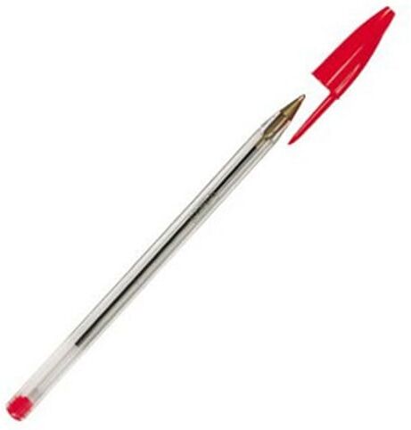 BIC Caneta  vermelha ( Cristal 1mm)