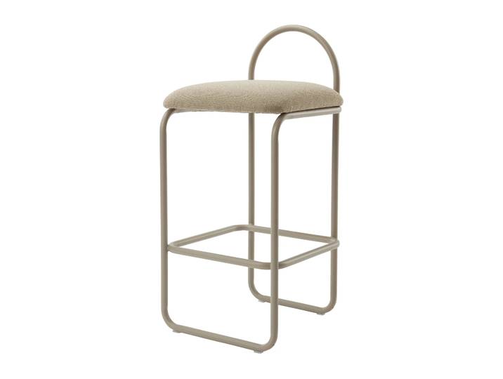 AYTM Angui Barstuhl bouclé Taupe