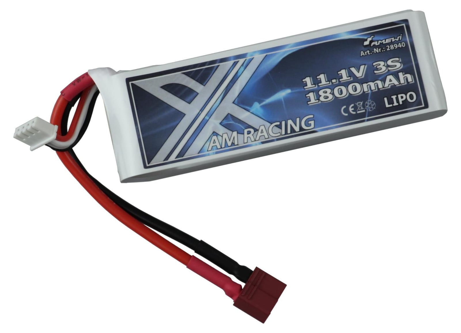 AMEWI LiPo Akku 3S 11,1V 1800mAh 40C/80C Softcase