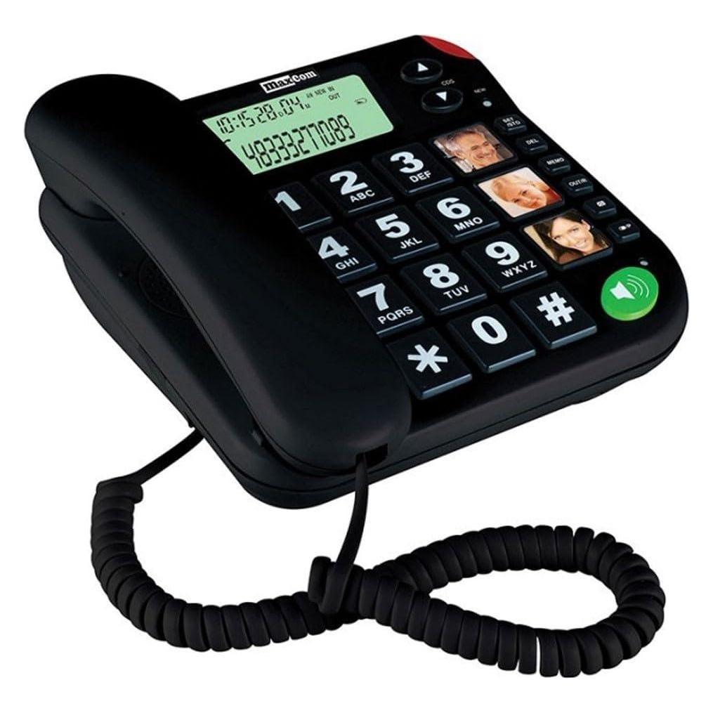 Maxcom KXT480CZ telephone Analog telephone Caller ID Black (KXT480BB)