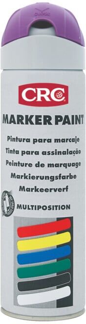CRC Sprays de marquage MARKER PAINT, 500 ml, Couleur de marquage: V ; CRC Industries (10167-AA)