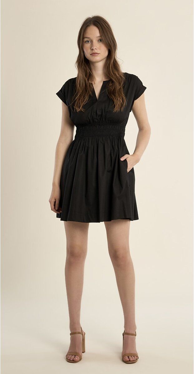 MOLLY BRACKEN Robe courte manches courtes col V