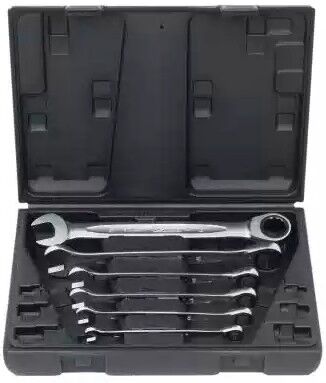 KS TOOLS 503.4259 Ratchet Ring Open-ended Spanner Set