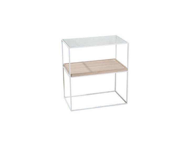 GILDE Beistelltisch GILDE Beistelltisch Pure - weiß - H. 54cm x B. 50cm x T. 30cm (1 Stück)