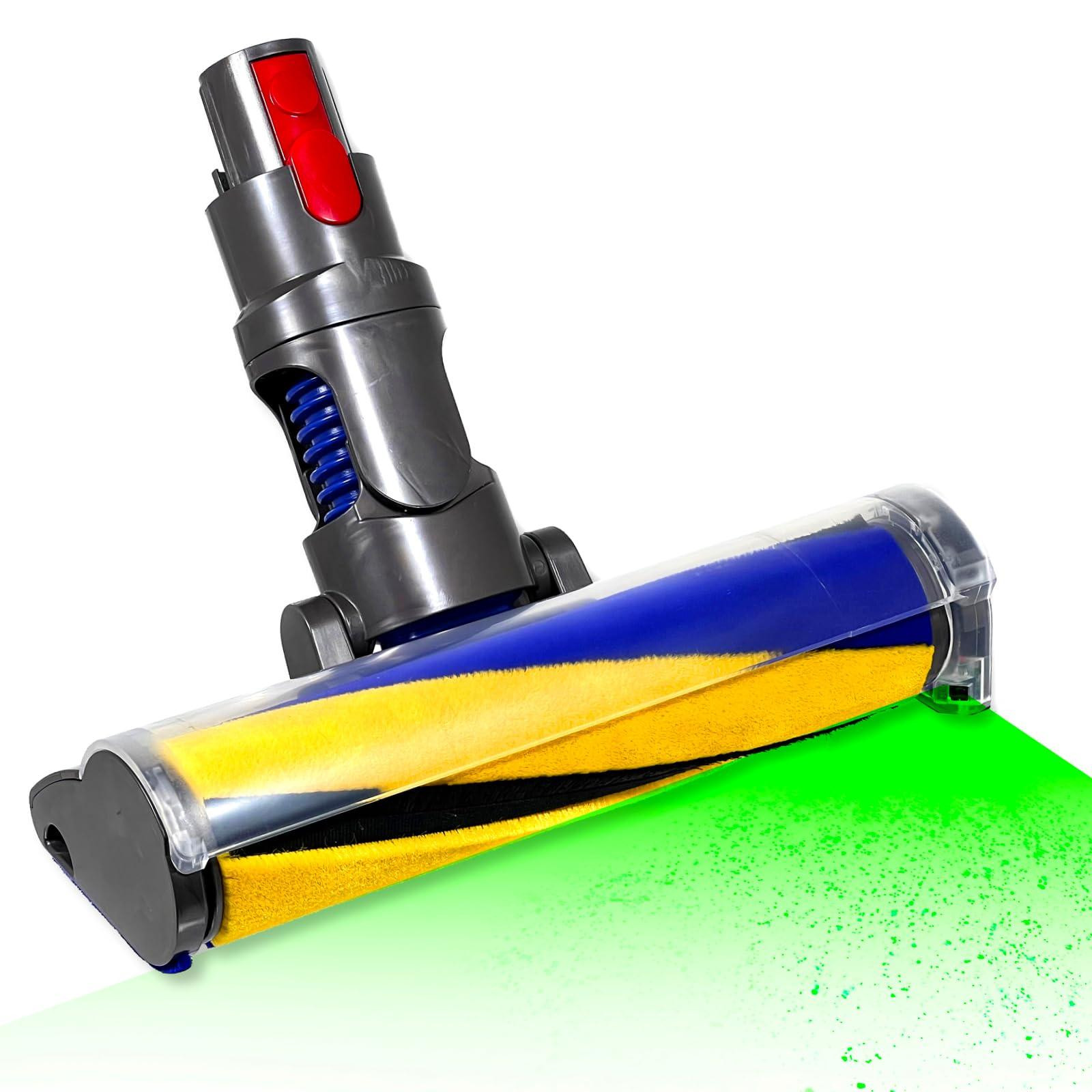 Dripio Laserkop voor vloerreiniger, geschikt voor Dyson V11, V15 en V22, met zachte borstelrol