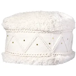 Kayoom Pouf Coralia 500 Creme 50cm x 50cm