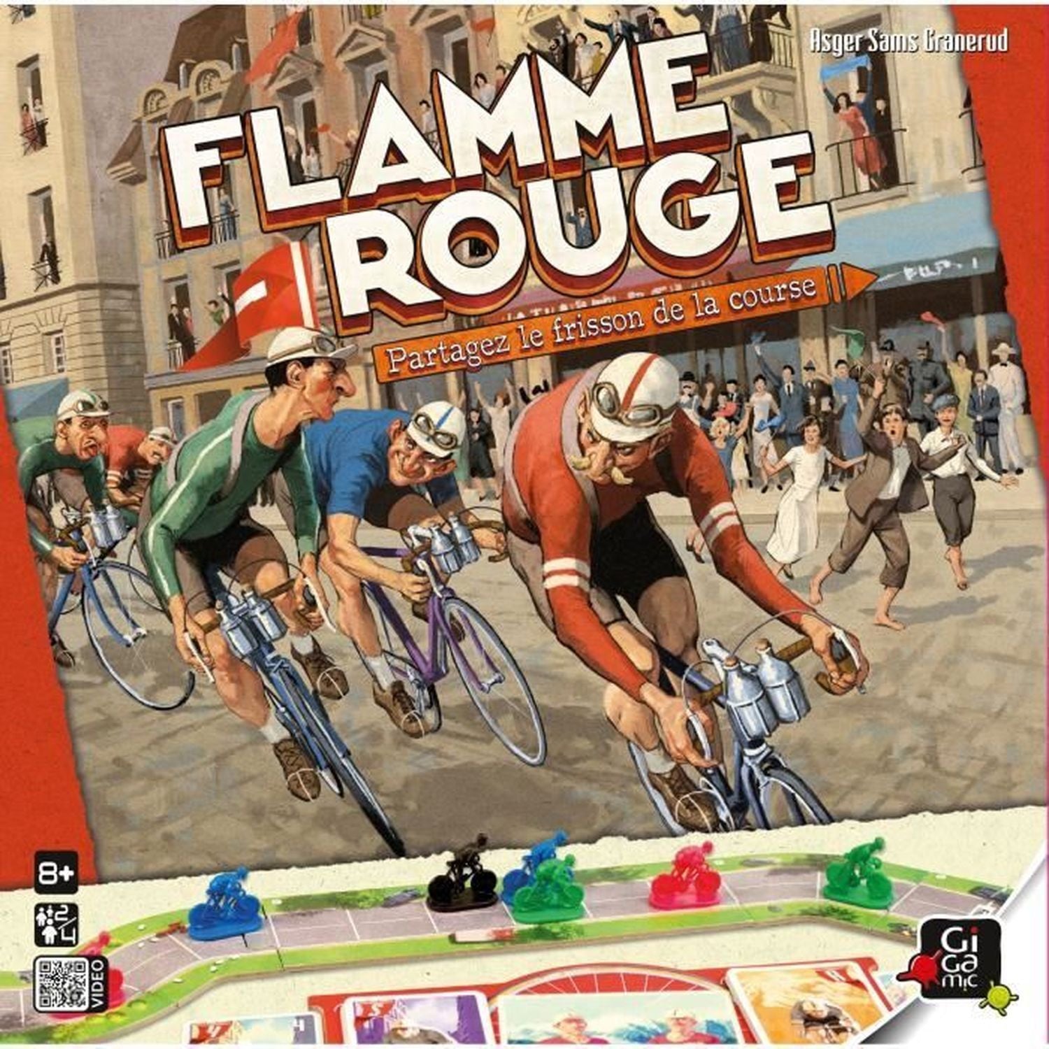 Gigamic Flamme Strategiespel - Rood