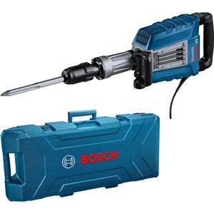 Bosch Stemmhammer GSH 14 C, 22mm SDS Hex, 1750 W, mit Spitzmeißel und Koffer