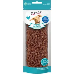DOKAS Minis 70 Gramm Hundesnacks Hühnerbrust 9 x 70 Gramm