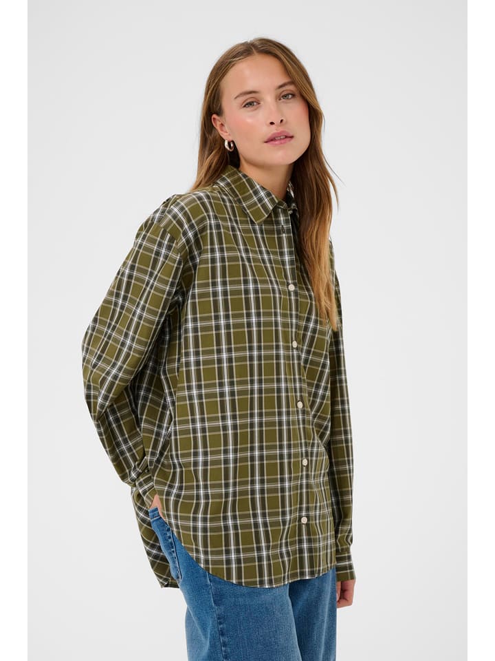 Kaffe Hemd in Khaki - 34