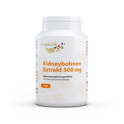 Vita World GmbH PHASEOLIN Kidneybohnen 500 mg Kapseln 120 St 09719230