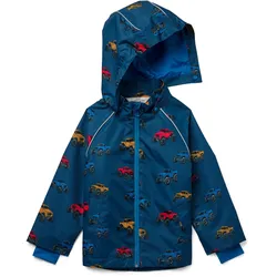 Tchibo - Kinder-Thermo-Regenjacke mit Fleecefutter - Baby - Gr. 74/80 - dunkelblau