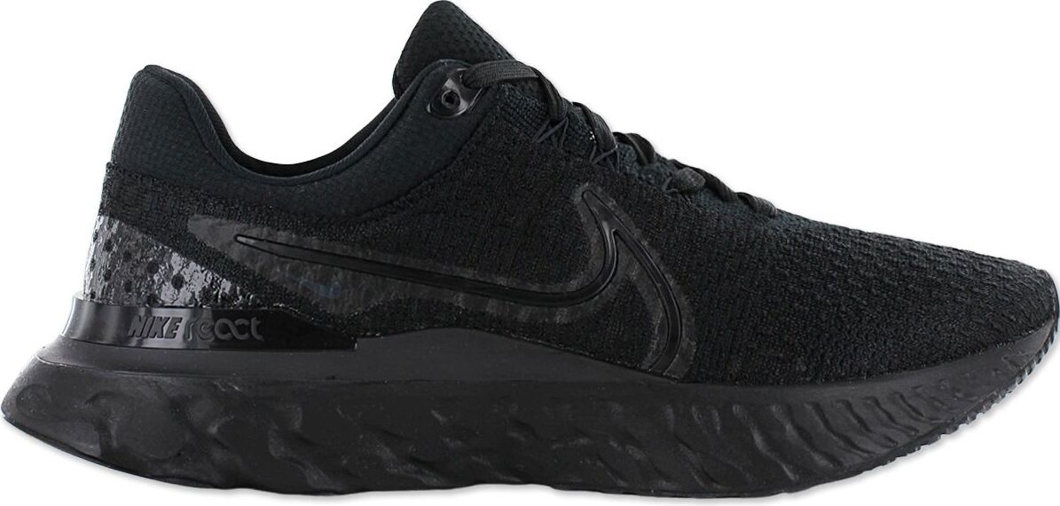 Nike React Infinity Run FK 3 - Flyknit - Herren Straßen Laufschuhe Schwarz DH5392-005 , Größe: EU 42 US 8.5