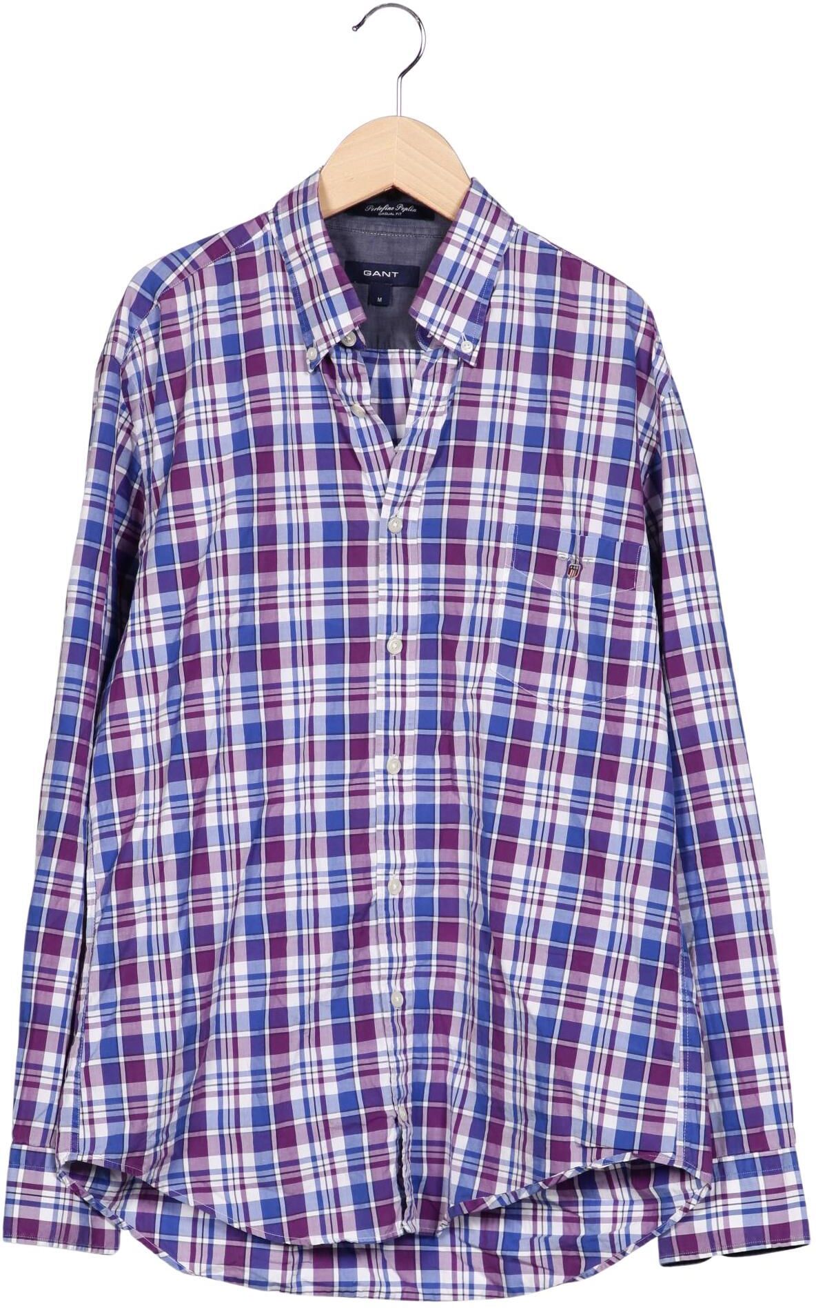 Gant Herren Hemd, Mehrfarbig, Gr. M, Baumwolle - Second Hand