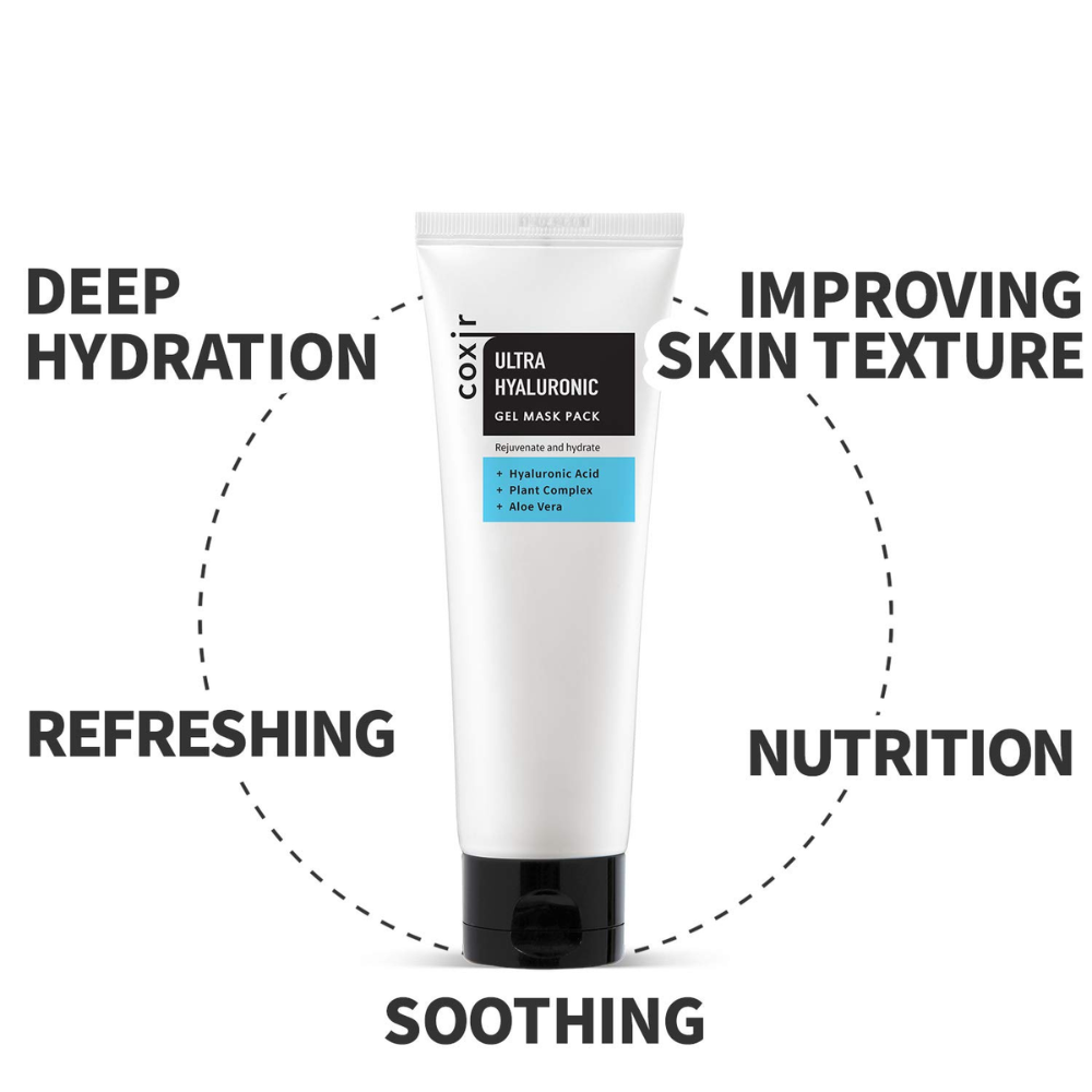 Coxir Ultra Hyaluronic Gel Maskpack Deep Hydration 80mL