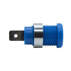 Mueller Electric BU-31610-6 Bananenbuchse Buchse Stift-Ø: 6.4 mm Blau 1 St. Piece