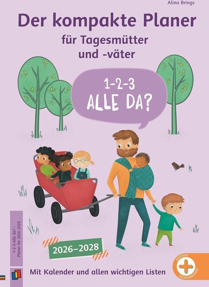 Alina Brings - 1-2-3-Alle da? Der kompakte Planer für Tagesmütter und -väter - Preis vom 04.10.2026 03:51:26 h