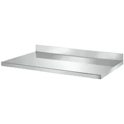 VM Europa Edelstahl AISI430 - 4cm Arbeitsplatte - unterschiedlichen Größen: 100 x 60 cm / mit Aufkantung / verschweißt