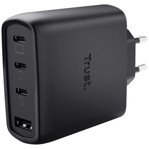 Trust MAXO 65W 4P GAN CHARGER BLK