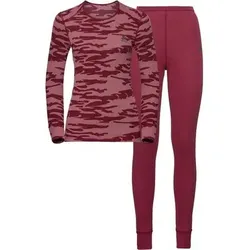 ODLO Damen Wäsche-Set Warm Camouflage, Größe XL in Lila Lila