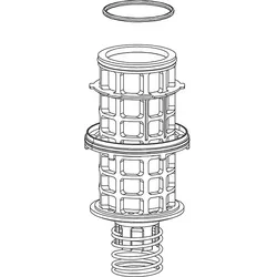 Grünbeck Filterelement 100 um zu Optiline 104604e zu Rückspülfilter, Automatikfilter