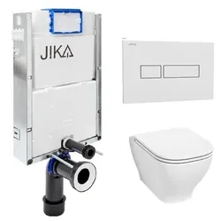 Jika Deep Wand-WC Set für Vorwandmontage KMPLLYRAJ