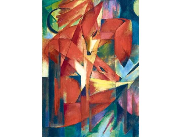 BLUEBIRD PUZZLE 1000 el. Czerwony lis, Franz Mark, 1913 [PUZZLE]