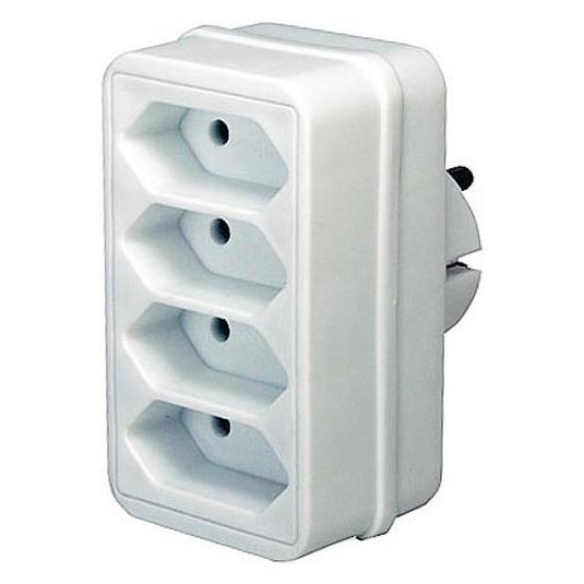 Brennenstuhl Adapterstecker Euro 4 (CEE 7/16, 4x) (1508040)