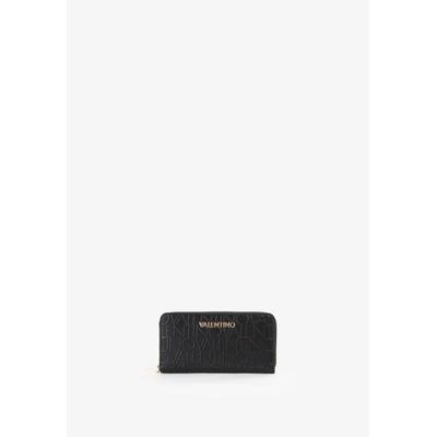 Geldbörse VALENTINO BAGS "GYNEVRA RE", Herren, schwarz, Kleinlederwaren, Unisex Geldbeutel, Portemonnaie mit Logodrucken