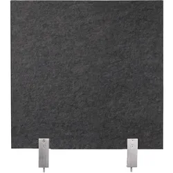 Schreibtisch-Set desktopz Klemme Farbe: anthrazit, Größe: 50x50x2,5cm
