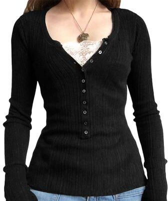 Multisell Products Hub Aesthetic Grunge Babydoll Knitted Sweater, Cottage Milkmaid Pullovers, Knitwear T shirts For Women type 9 s